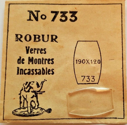Verre robur plexi 733 - 733, pour