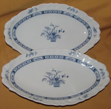 Lot de 2 raviers en porcelaine