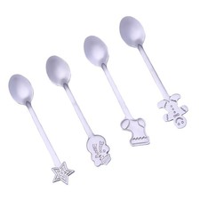 4 Pcs Petites Cuilleres A