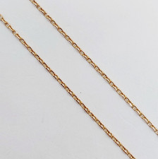 Chaine vintage or 18k mailles forçat 52 cm 2,32 gr