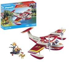 Playmobil 71463 Hydravion avec Pompier - Action Heroes - avec Un Personnage, des