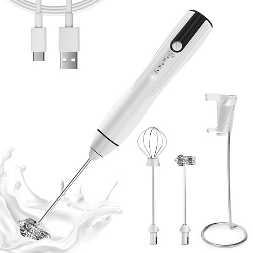Mousseur lait rechargeable - mousseur,