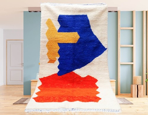 Tapis marocain tribal coloré