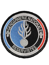 ECUSSON RESERVISTES DE LA GENDARMERIE NATIONALE SUR SCRATCH RESERVE