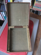 ++"525.13"   COFFRET ECRIN VIDE POUR MENAGERE EN METAL ARGENTE DE 24  PIECES