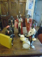 Statues 5 musiciens et