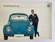 Vintage brochure sales catalogue vente Volkswagen VW1200 beettle coccinelle  FR