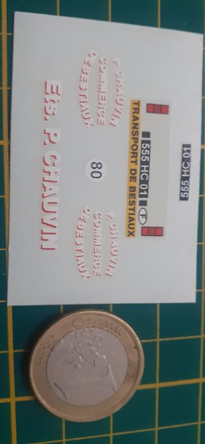 Decals decalcomanie pour - decalcomanie, 1/43