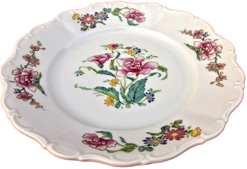 Assiette porcelaine décor - assiette,