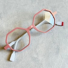 Lunettes de vue ANNE ET VALENTIN Emoji Octogon 21A09 monture blanche / rose...