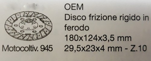 Pasquali motoculteur 945 946 - -,