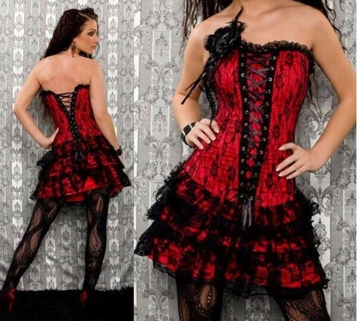 Body jupe volants bustier - volants,