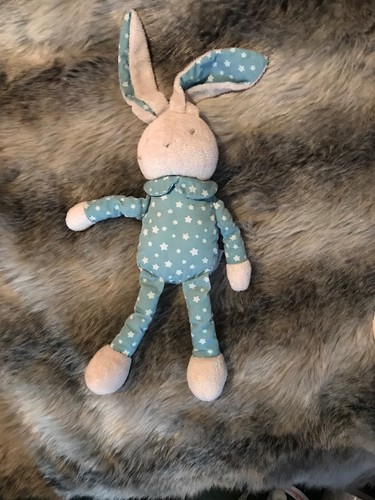 Doudou lapin klorane bleu - h#,