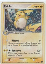 Carte POKEMON : EX Gardiens du Pouvoir - RAICHU 12/108 - Holo. - Played - VF