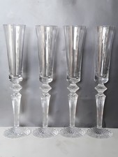 Flûtes à champagne cristal de Baccarat mille nuits par Mathias crystal glasses