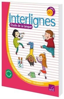 Interlignes ce1 étude de - ce1, la