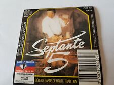 étiquette bière SEPTANTE 5