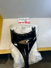 1 carénage centrale avant noir + sticker aprilia ap8239075 sr 50 h2o 1997 2000