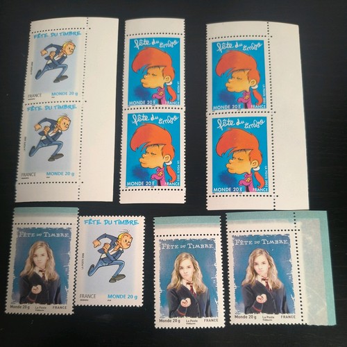 France faciale timbres tvp - france,