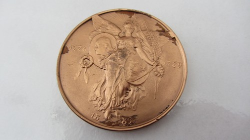 Médaille bronze exposition - médaille, en