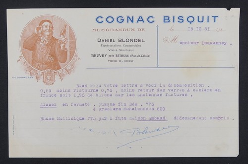 Facture 1931 beuvry - 1931,