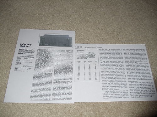 Hafler 500 amplificateur - hafler, dh-500