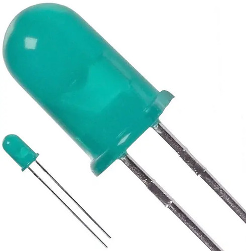 Hlmp d600 led verte 5mm - 5mm,