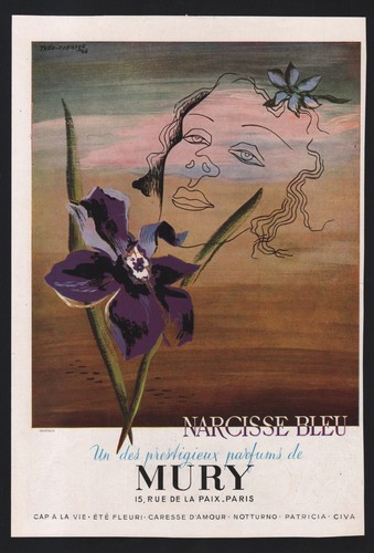 Publicité 1946 parfum mury - publicité,