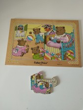 jouet Vintage Puzzle En Bois 2714 Fisher Price 