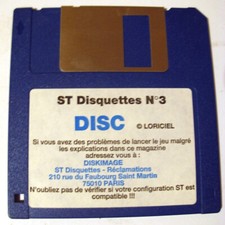 Rare DISC game / jeu ATARI ST