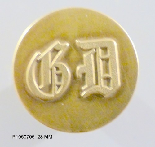 Bouton ancien livree doré - ancien,