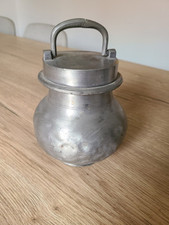 Pot à bouillon en étain du XVIIIEME siècle.