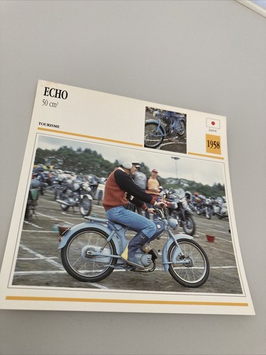 Echo cm3 1958 carte moto - 50,