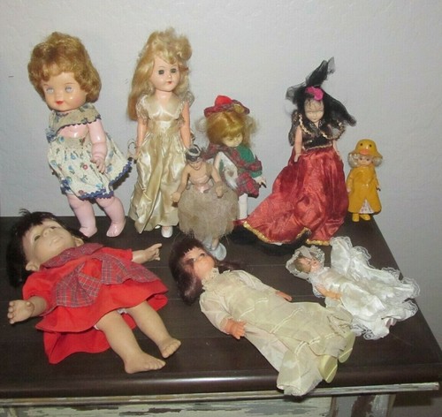 Vintage lot dolls for - of,
