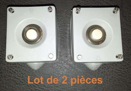 Bouton poussoir lumineux - x2,