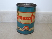 ancien bidon huile GRASSOFIAT