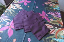 Nappe rectangulaire anti taches  240x150 cm et 6 serviettes