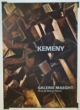 Kemeny Galerie Maeght Circa 1960 Affiche Originale Exposition Sculpture