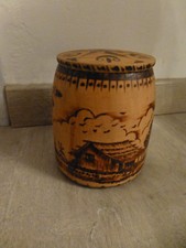 boite en bois pyrogravure deco