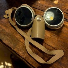 Gogles,Lunettes De Moto, Montagne, Ski Verres Fumées - Baruffaldi - Vintage 1970