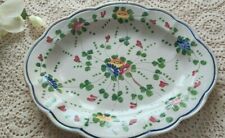 Ancien Grand Plat En Faïence