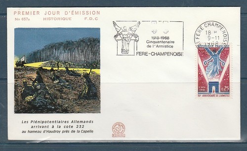 Enveloppe 1er jour - jour, 50e