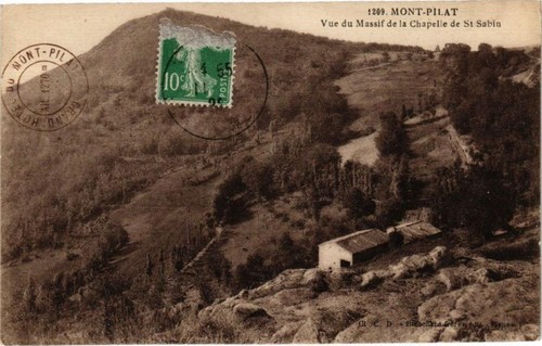 Cpa mont pilat vue - vue, du