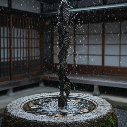 Chaîne pluie apparence - chaîne,
