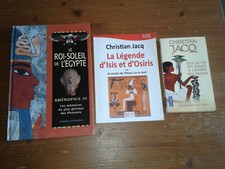 Lot de livres sur l'Egypte ancienne