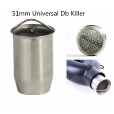 Universel 51mm moto tuyau d'échappement peut silencieux DB killer Reduire bruit