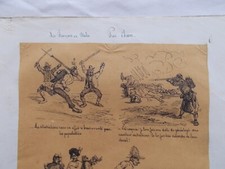 PLANCHE DESSIN ANCIEN LES