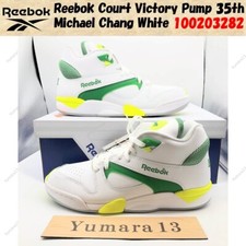 Reebok Court Victory Pump 35th Michael Chang White 100203282 Homme Taille