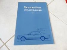 Mercedes 280 S SE SEL W126 1983 Classe S brochure catalogue commercial sales
