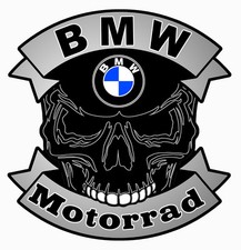 BMW Motorrad Skull Sticker